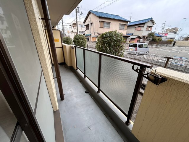 クレール豊中曽根のバルコニー