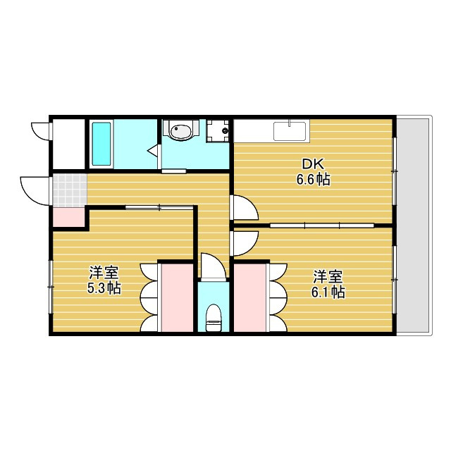 クレアートの間取り