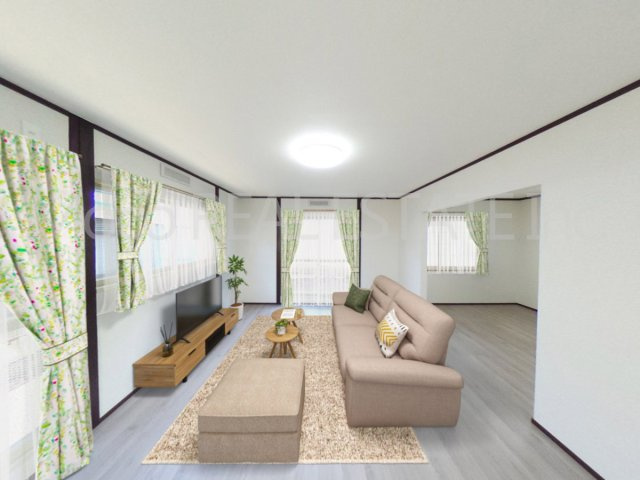 【居間・リビング】 | 北見市田端町中古住宅
