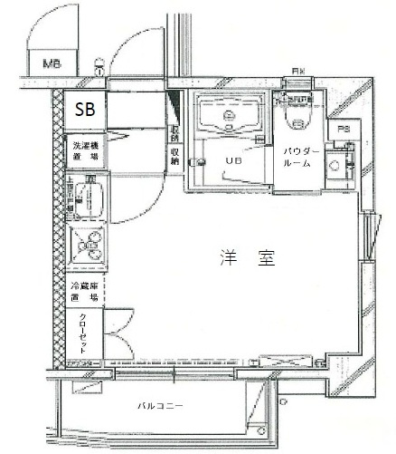 ブレッザ戸越の間取り|間取りです。