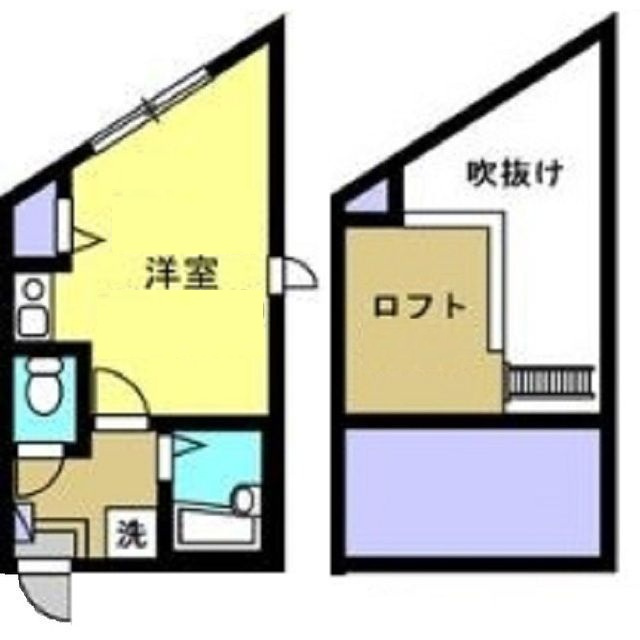 アモーレ溝の口の間取り|間取りです。