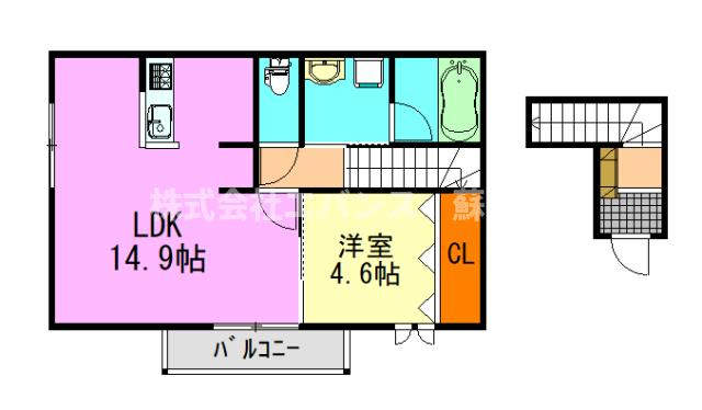 【間取り】 | レーニアクレストＢ棟