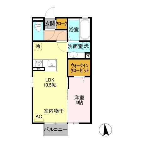 クレール・シェルの間取り