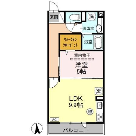 リビオンＨ＆Ｍ　Ⅱの間取り