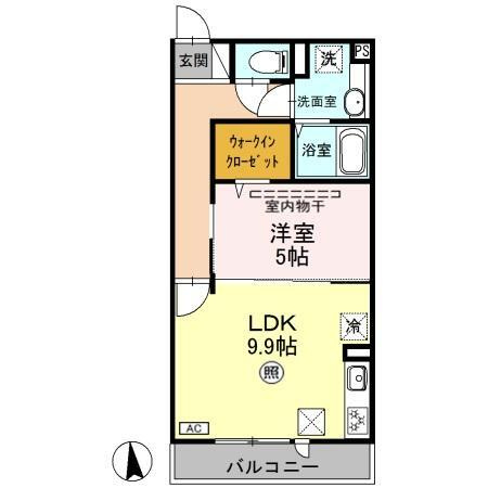 リビオンＨ＆Ｍ　Ⅱの間取り