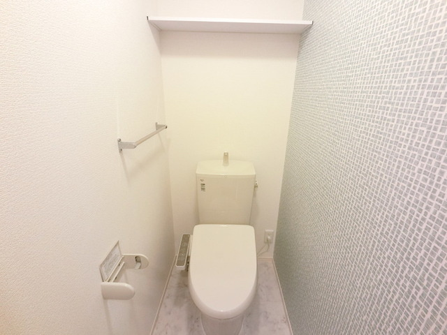 エクセルヒルズのトイレ|温水洗浄便座付きトイレです。