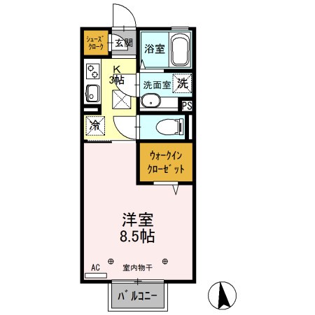 コモド　Ａの間取り