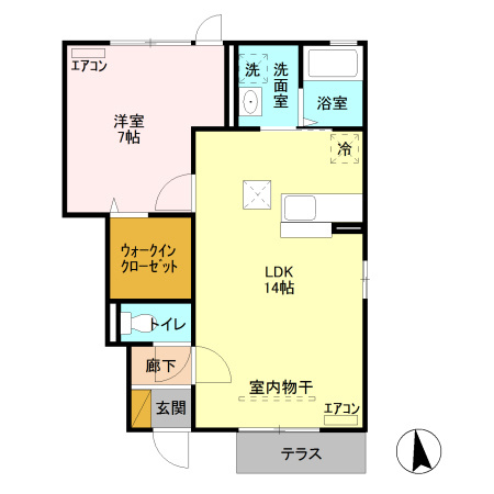 トアロード　Ⅱの間取り