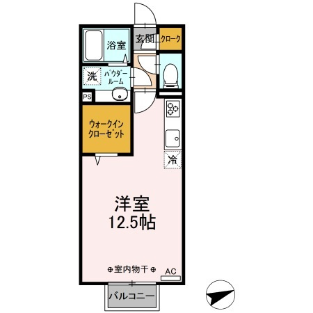 エクシブ高崎の間取り
