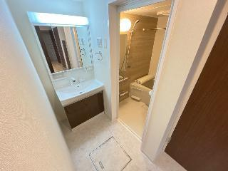 仮）高崎市下小鳥町新築アパートの洗面所|洗髪洗面化粧台（イメージ）