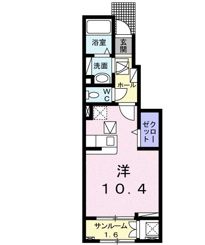 フラン　ブリーズの間取り
