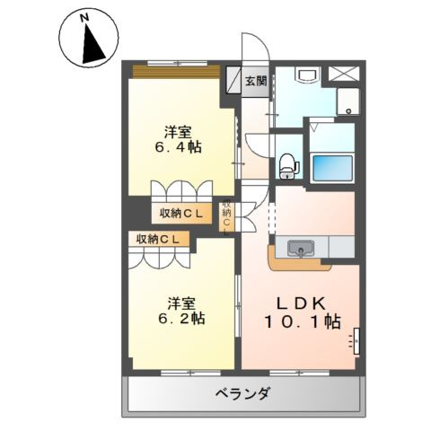 【間取り】 | セジュール・ジェルミナス