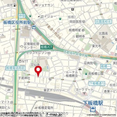 【地図】 | スカイコート板橋弐番館