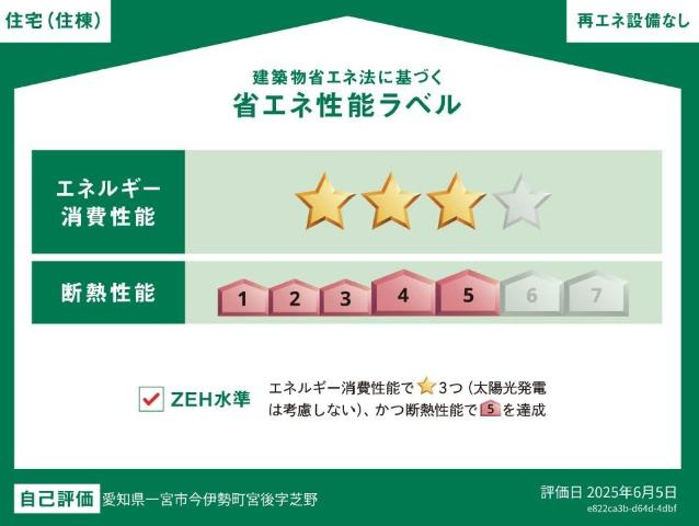 フィロソフィ芝野の外観|省エネ性能ラベル