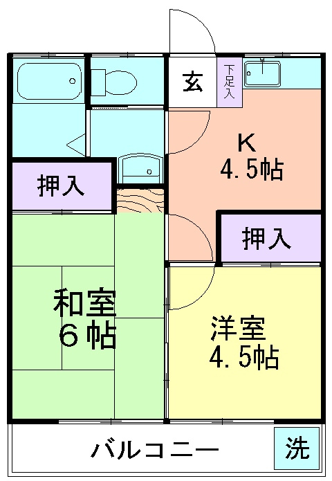 ファミリーコーポの間取り