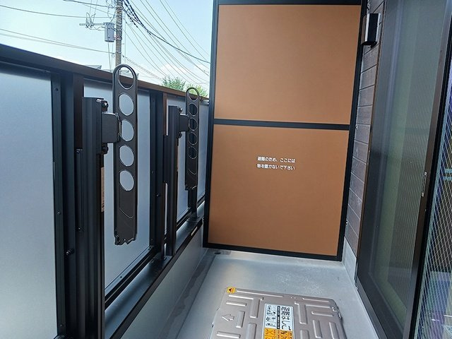 ヒカルサさいたま宮原のバルコニー