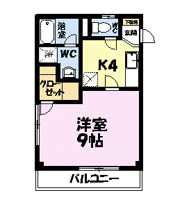 スプリングフィ－ルド原市の間取り