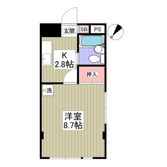 コスモマンションの間取り
