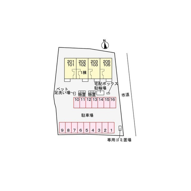 ELの駐車場