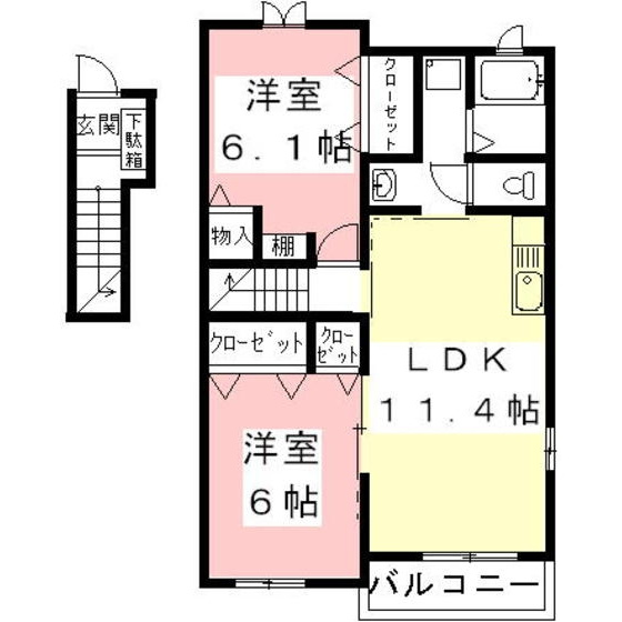 アルダンⅡの間取り