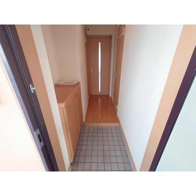 丸和マンションⅡの玄関