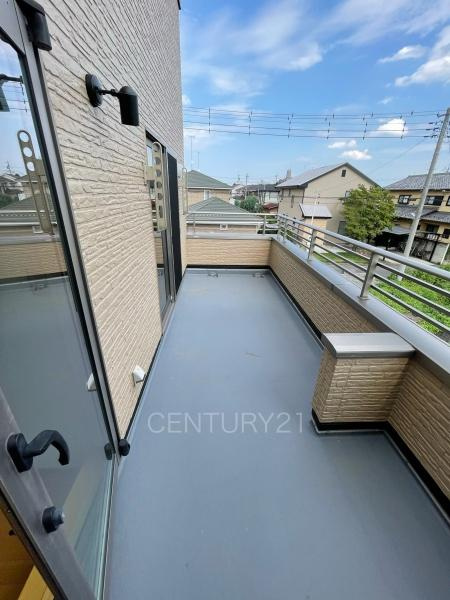 伊勢崎市連取本町中古一戸建てのバルコニー