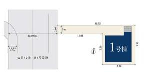 横浜市青葉区鴨志田町の新築一戸建の区画図|限定1区画の販売です！
お気軽にお問合せ下さい！