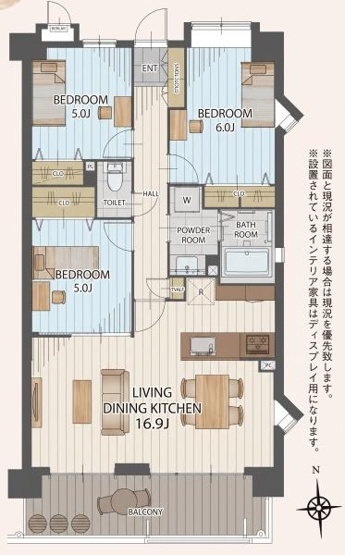 【間取り】 | ダイアパレス枚方山田池公園