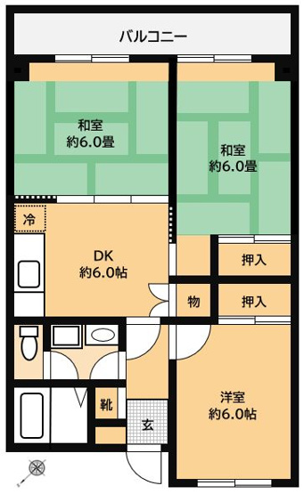 【間取り】 | グルーリャ大和
