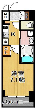 スプランディッド大阪ＷＥＳＴの間取り|★最新設備充実★