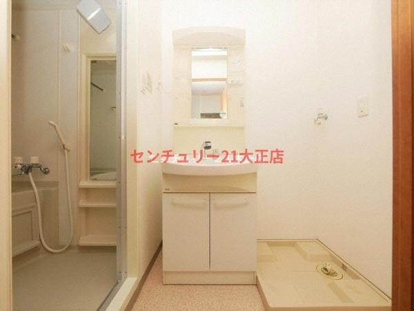 シャトー弁天参番館の洗面所
