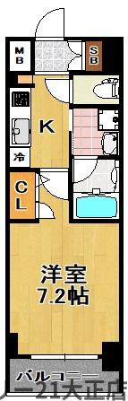 スプランディッド大阪ＷＥＳＴの間取り|★最新設備充実★