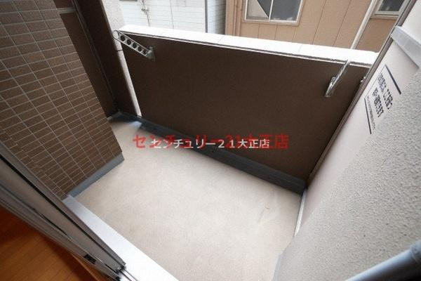 エステムコート難波WEST－SIDE大阪ドーム前のバルコニー|★明るいバルコニー★
