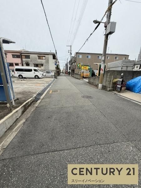 酉島３丁目中古戸建の前面道路含む現地写真|前面道路