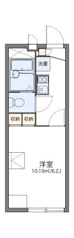 レオパレス鍵の間取り