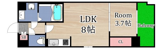 【間取り】 | プロシード大阪EASTアクアラフォンテ