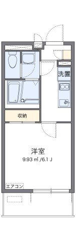 クレイノのぞみＢの間取り|代表的な間取のため実際の間取とは異なる場合があります