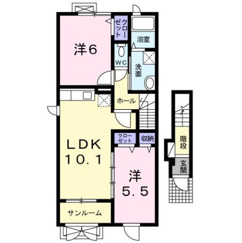 ブレイブハウスの間取り