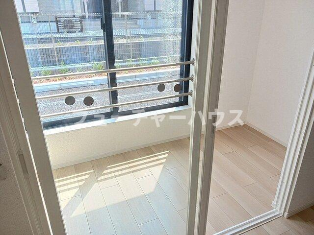 ヒカルサ水戸石川ノースのバルコニー