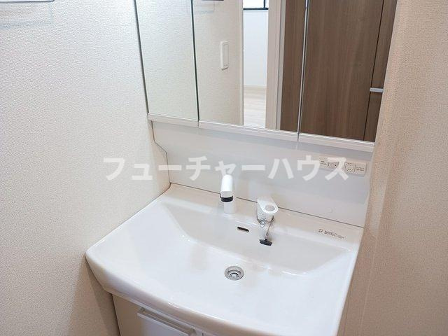 ヒカルサ水戸石川ノースの洗面所