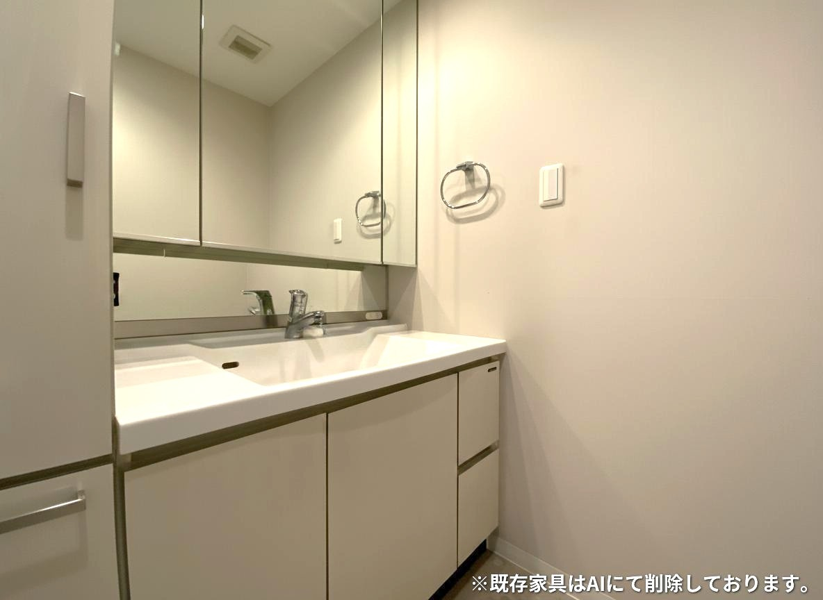 アルファステイツ垂水高丸の独立洗面台|洗面室