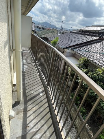 コーポラス大和のバルコニー