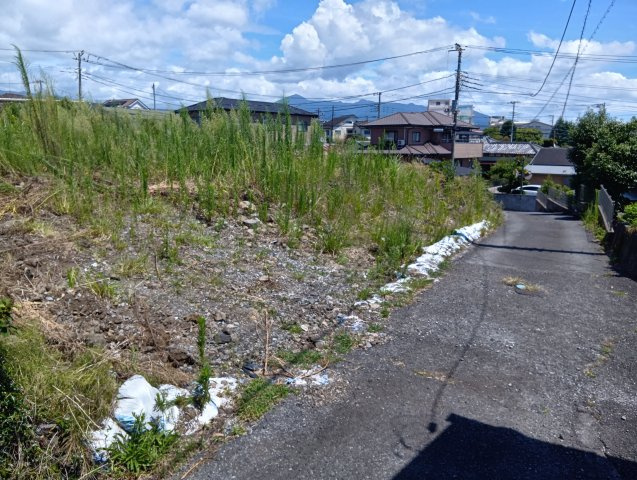 売土地　富士市入山瀬４丁目の外観|敷地間口が約13ｍあります。車の出入りがスムーズに行えます。
