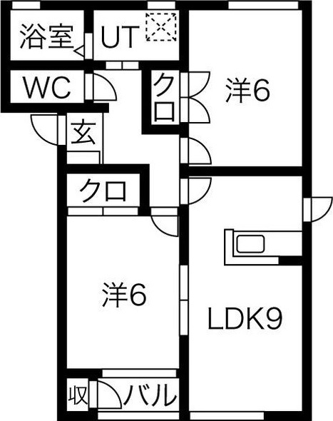 メゾンセレーノ弐番館の間取り