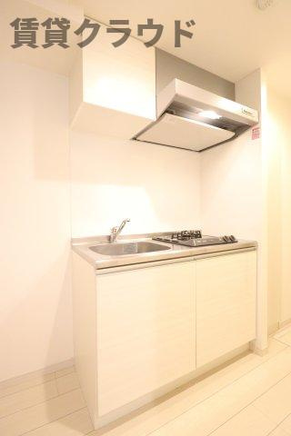 リブリ・千葉寺のキッチン|嬉しいガスコンロ2口付きのシステムキッチンです！