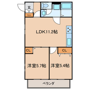 プティエトワールの間取り