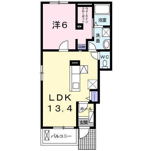 グリーンワールド　Ⅲの間取り