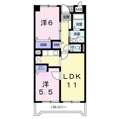 若山ガーデンヒル　Ａ棟の間取り