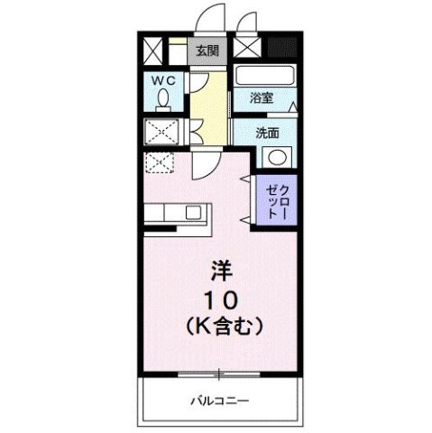 ペスカ　フィオーレの間取り