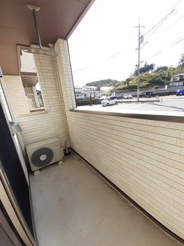 リアンＡのバルコニー|暖かな日差しのふりそそぐバルコニー